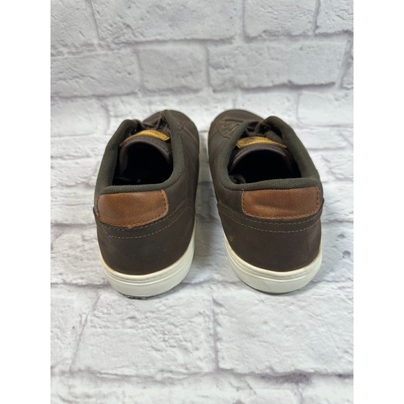 Mens Levi Brown Lace up Sneaker Shoe Size 9.5 - Picture 6 of 11